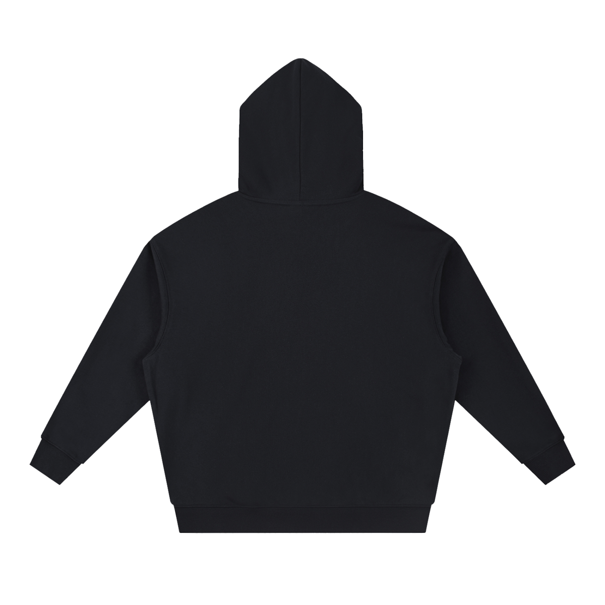 Black hoodie on a white background