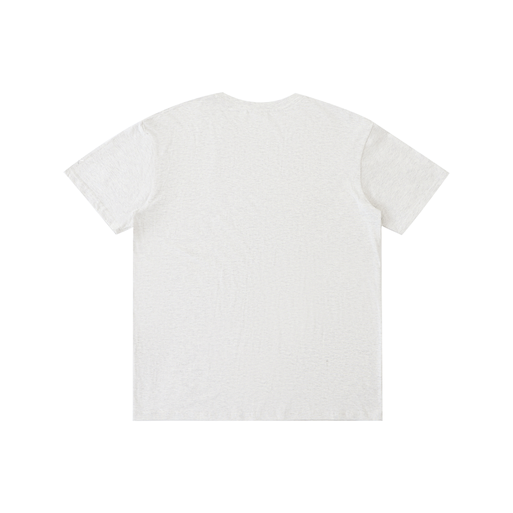 Plain white t-shirt on a white background