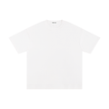 Front view of a plain white Unisex Pure Cotton T-Shirt.