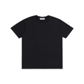 Black t-shirt on a white background