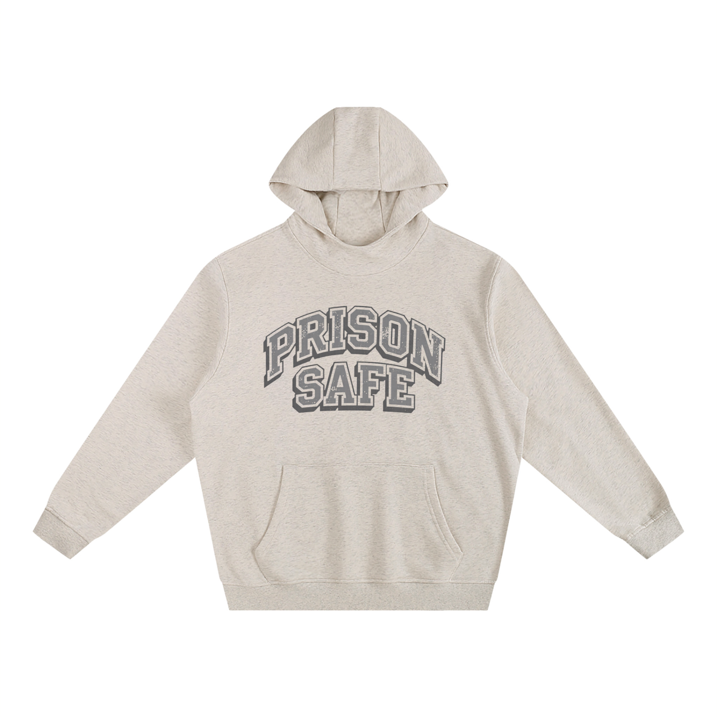 Fleeced High Neck Hoodie