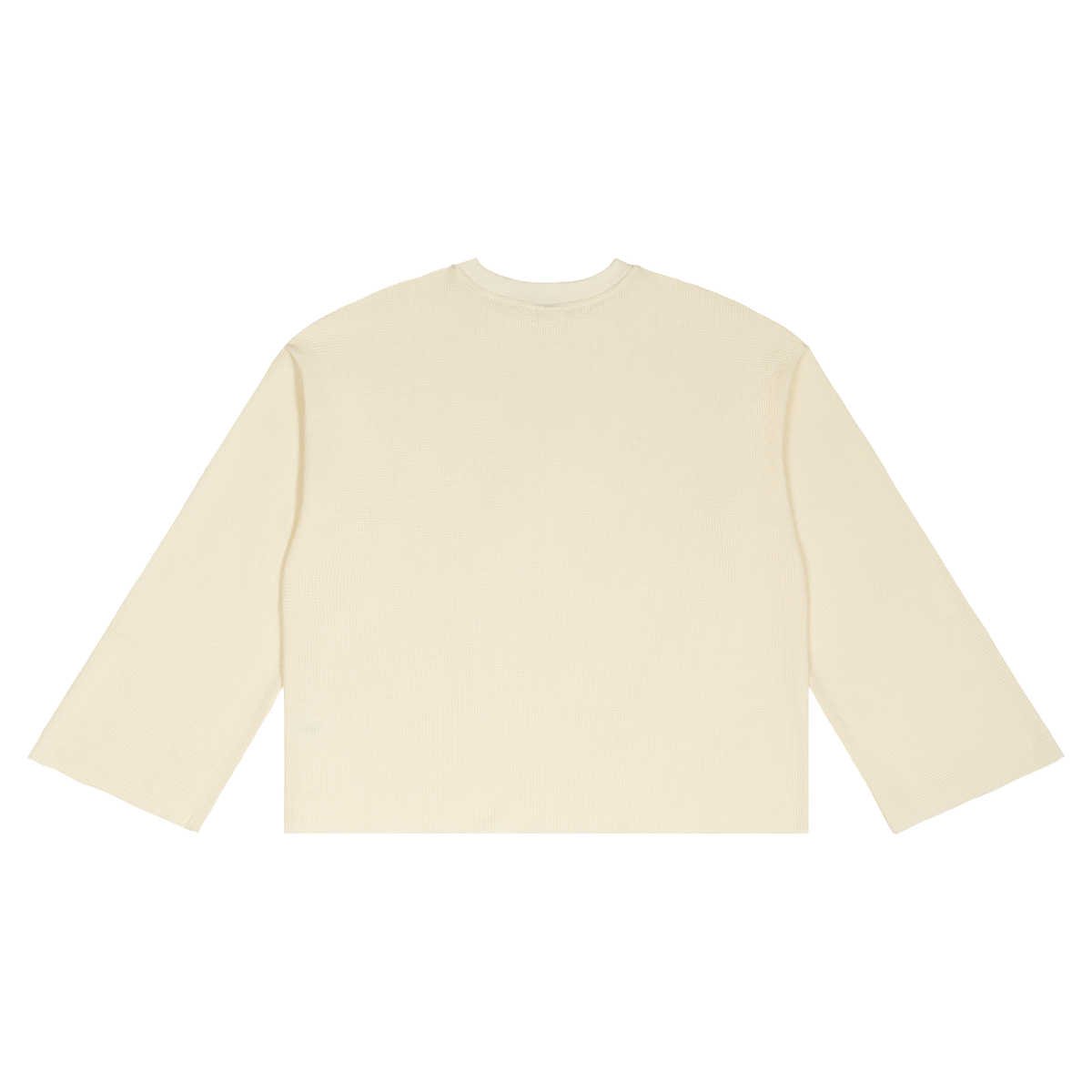 Beige sweater on a white background
