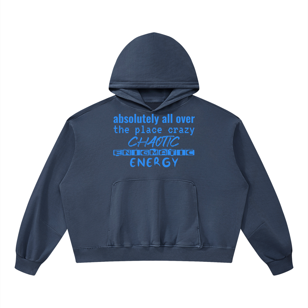 Unisex Boxy Vintage Washed Hoodie
