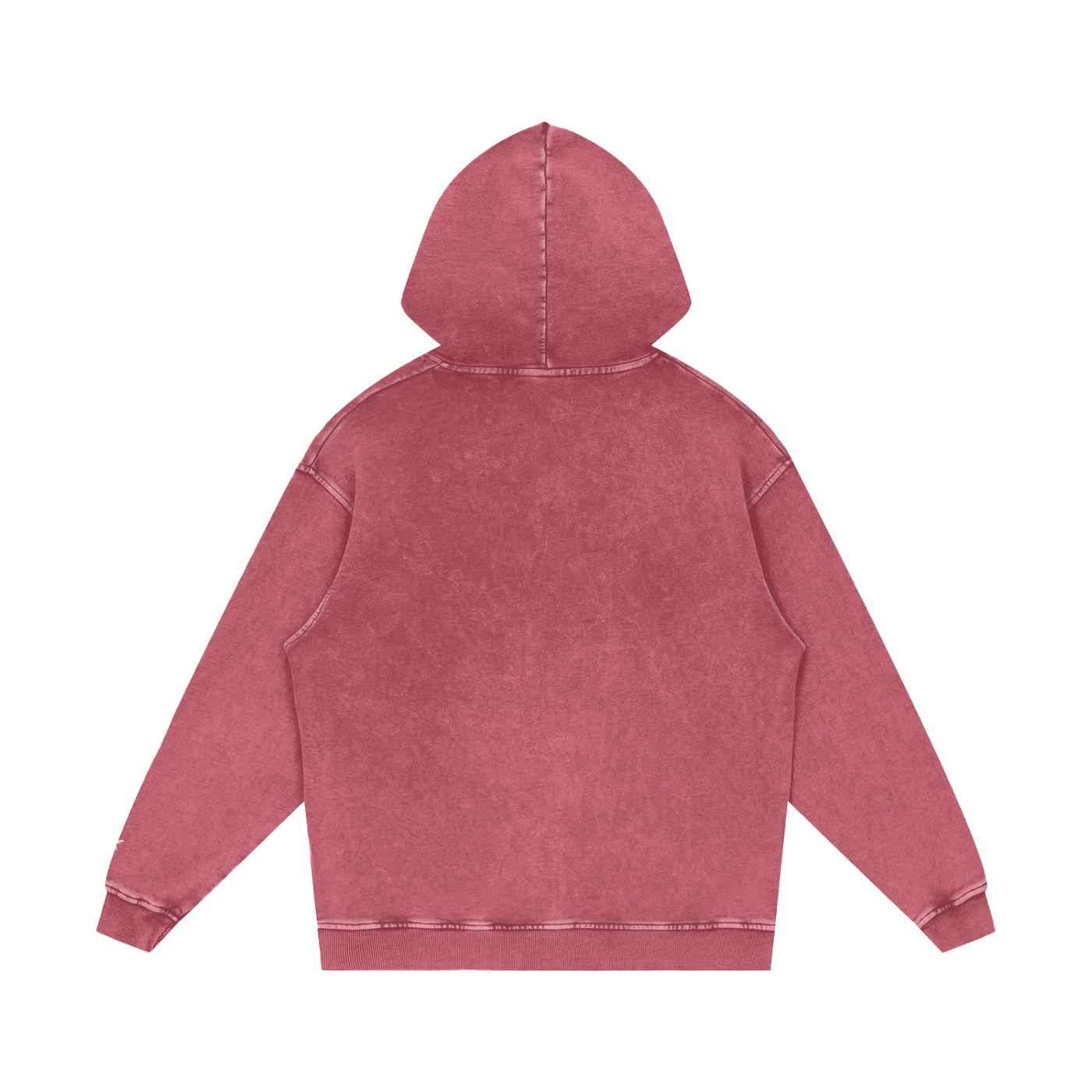Pink hoodie with 'SHOPHODDIE' branding on the back against a white background