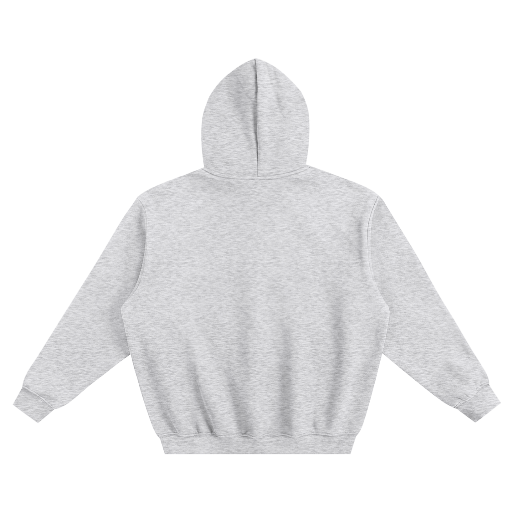 Gray hoodie on a white background