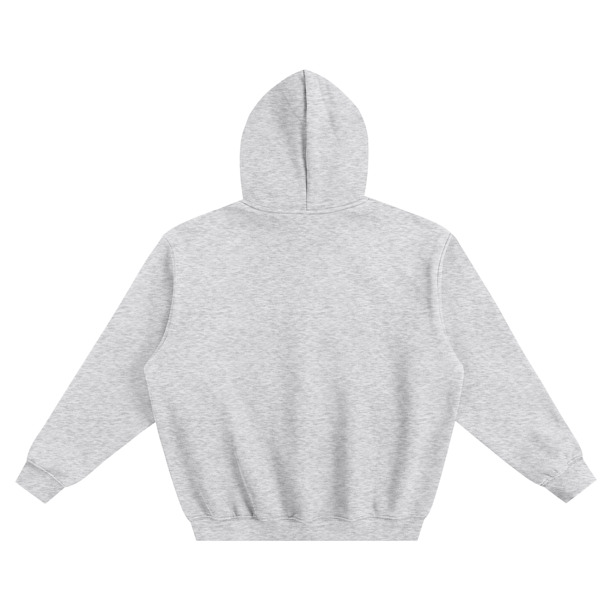 Gray hoodie on a white background