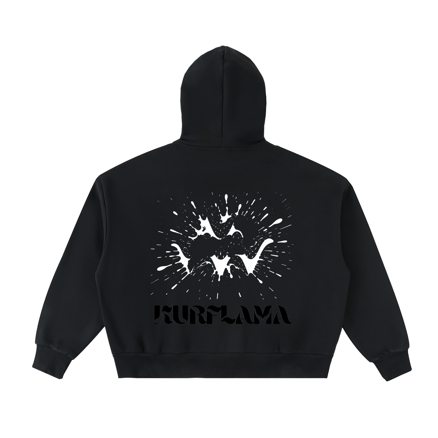Fleeced Full-Zip Boxy Hoodie